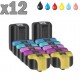 12 cartouches compatibles HP363XL