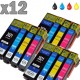 12 cartouches compatibles Epson T2621 à T2634, lot T2636 ou 26XL