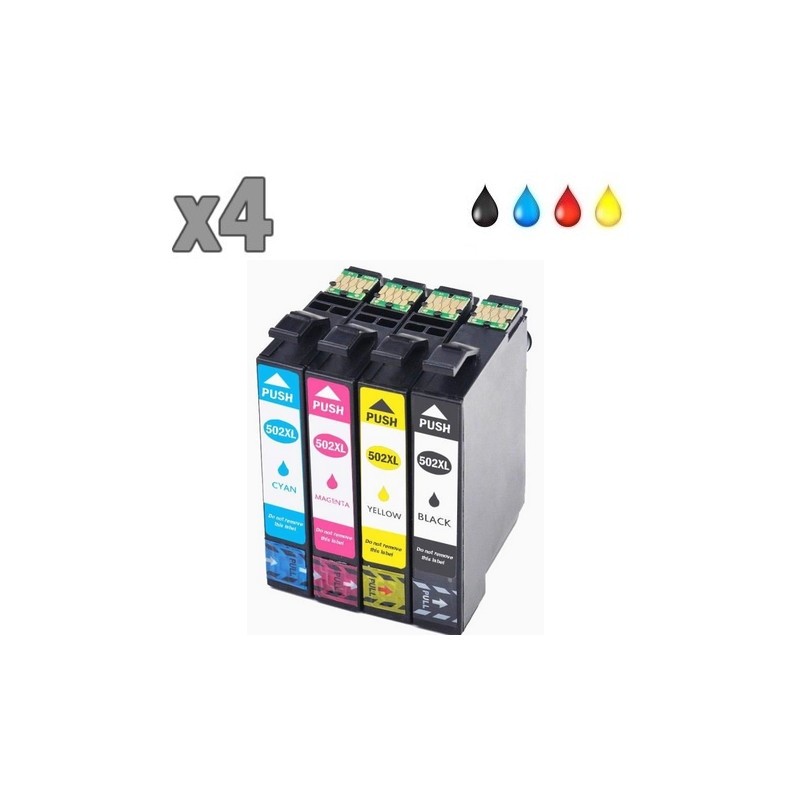 Cartouche compatible Epson 502 pour les imprimantes Expression Home